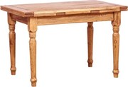 Masa extensibila, L120(210) 80 H80 cm, natur antichizat, lemn masiv
