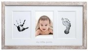 Kit rama foto amprenta cu cerneala pentru manuta si piciorus model vintage Pearhead
