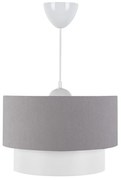 Lustra Duovela Gri-Alb 30x20 cm