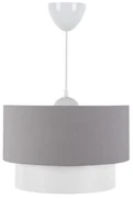 Lustra Duovela Gri-Alb 30x20 cm