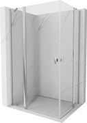 Mexen Mist Duo cabină de duș cu uși batante 115 x 70 cm, transparent, crom - 8A4-115-070-01-00