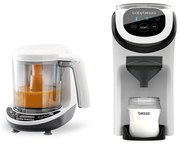 Pachet Bebe Start 6 - Espressor Lapte Praf Formula Pro MINI de la Baby Brezza + Robot One Step Baby Food Maker Deluxe