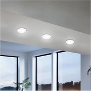 Eglo 902286 - Set 3x spoturi LED RGBW dimmabile încastrate SALICETO-Z, 4,7 W, 230 V, alb