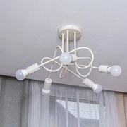 Lustră aplicată OXFORD 5xE27/15W/230V crem