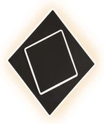 Aplica LED de perete/tavan DAKLA 12W neagra