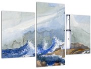 Tablou cu pictura farului (90x60 cm)