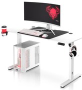 Birou Cu Înălțime Reglabilă Diablo X-Tensio 1400 Alb