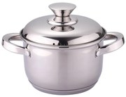 Oala cu capac din metal Rosberg R51210L22S, 22 cm, 4.5 L, Inductie, Inox