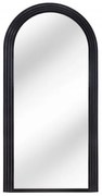 Oglinda de perete decorativa Art Deco 160cm, negru
