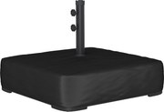 Outsunny Bază pentru Umbrelă Reumplibilă cu Nisip 80 kg/Nisip Umed 90 kg, pentru Tije de Ø48 mm, Negru | Aosom Romania