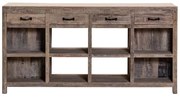Insula de bucatarie din lemn reciclat, Manufacture