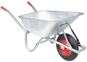 vidaXL Roabă 90 L 150 kg Oțel galvanizat și plastic