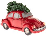 Mașinuță luminoasă din poliresină, 10,5 cm