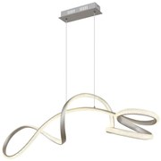 Lustra LED suspendata 4000K SWIRL nichel