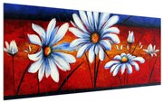 Tablou cu margarete (120x50 cm), în 40 de alte dimensiuni noi