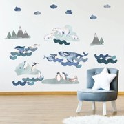 Autocolante de perete - În nord