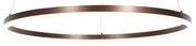 Lampă suspendată din bronz închis 80 cm cu LED cu dimmer pe 3 trepte - Anello