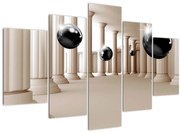 Tablou - Minge între stâlpi (150x105 cm)