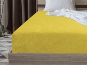 Cearsaf Frotir cu elastic EXCLUSIVE 140x200 cm galben