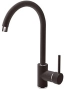 Baterie bucatarie cu pipa inalta Deante Nemezja grafit