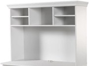 Etajera pentru birou Angel 125x38x91 cm Alb