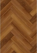 Mexen Lubbock  parchet vinil tip spic 635 x 127 mm SPC 6,5 mm, suport IPEX 1,5 mm, 4 V-Fuga, Teak - F1186-0635-127-505-4V1-08