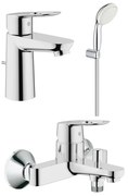 Set baterii baie Grohe Bauloop set dus porter(23335000,23341000,27799001)