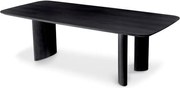 Masa dining moderna design LUX Harmonie S negru 241x109cm