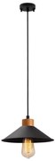 Pendul pe cablu MANAVGAT, 1xE27/40W/230V, negru/maro
