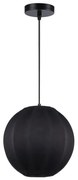 Lustră suspendată pe cablu DANA, 1xE27/15W/230V, Ø 25 cm, negru