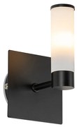 Lampa de perete pentru baie moderna neagra IP44 - Bath