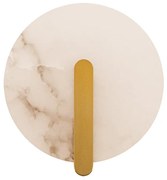 Aplica de perete LED, Ambientala, ALABASTER- BRASS, ZB-2552