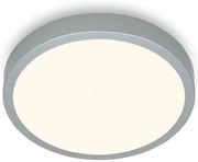 Plafonieră LED dimabilă RUNA LED/22W/230V argintiu Briloner 3704-014 + telecomandă