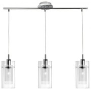 Lustra suspendata design modern Duo 3L crom 3303-3CC SRT