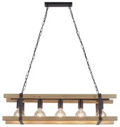 Leuchten Direkt 15685-79 - Lustră pe lanț EDITH 5xE27/60W/230V