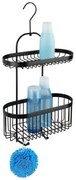 Coș suspendat Wenko Classic Plus 2 Tier Caddy, negru