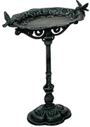 STILISTA Baie pentru păsări din fontă, 45 x 35 cm, verde ant