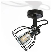 Lampa spot AUSTIN 1xE27/60W/230V negru