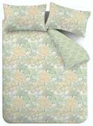Lenjerie de pat verde pentru pat dublu 200x200 cm Forest Blossom – Catherine Lansfield
