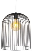 Lampă suspendată de design negru - Wire Knock