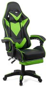 Scaun gaming OFF 299 verde cu negru