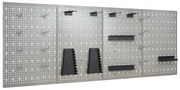 vidaXL Panouri pentru scule de perete, 4 buc., 40 x 58 cm, oțel
