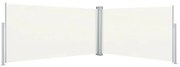 vidaXL Copertină laterală retractabilă, crem, 160x600 cm