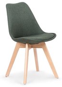 Scaun textil K303 verde inchis - H 83 cm