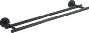 Mexen Loft suport dublu pentru prosop, negru - 7012625-70