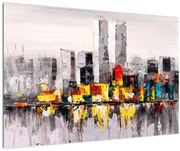 Tablou -Pictura orașului (90x60 cm)