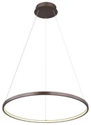 Lustra LED suspendata design modern Ralph cafea 60,5cm