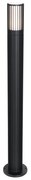 Stâlp de iluminat exterior negru de design 80 cm IP44 - Boris