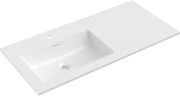 Mexen Otis chiuvetă încastrată stânga 101 x 46,5 cm, alb lucios - 25181000L