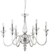 Lustra clasica 6 becuri E14 DOGE 044422 IDEAL LUX